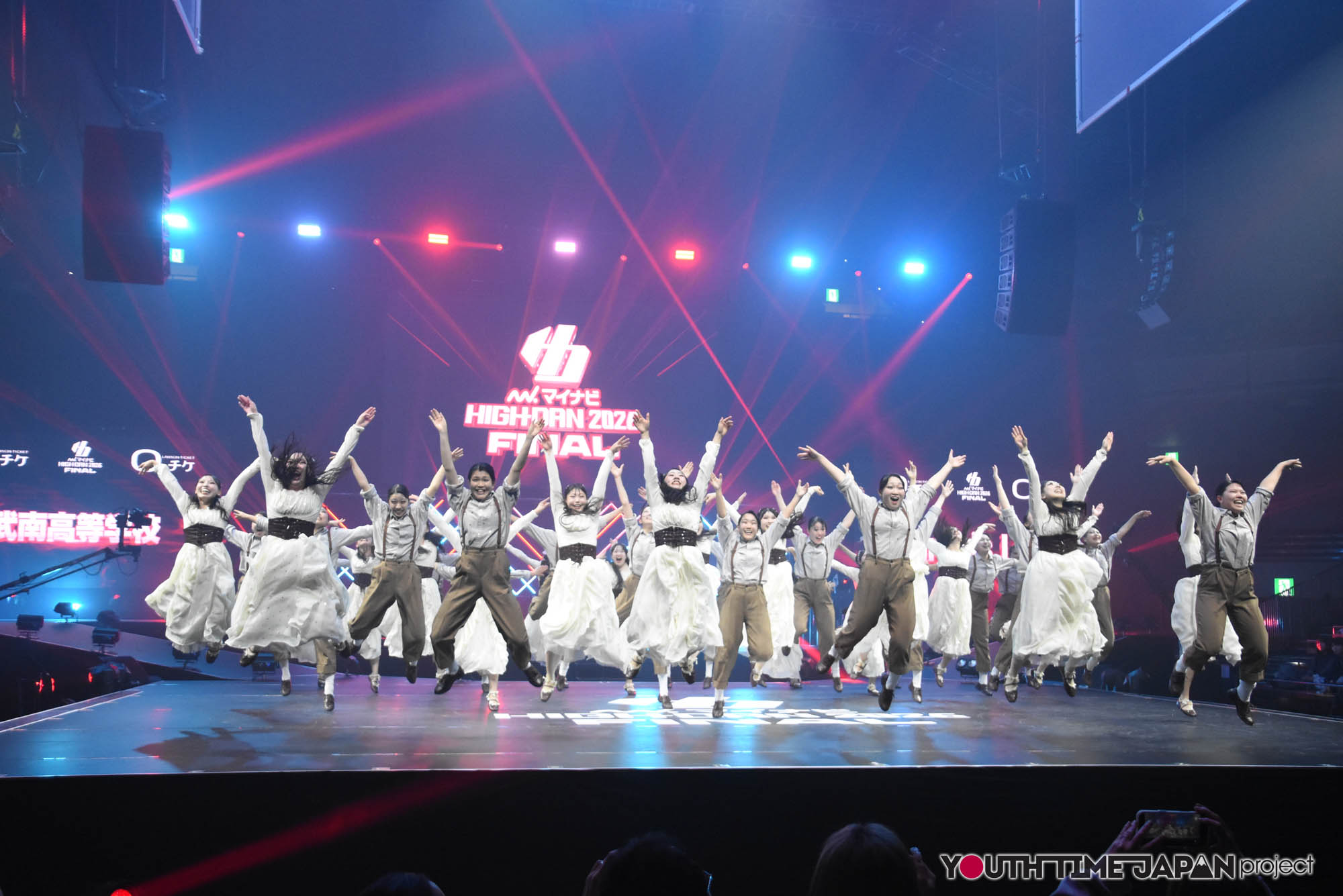 武南高等学校「Lunaris Lea」のハイダンファイナル2026でのパフォーマンス中の写真