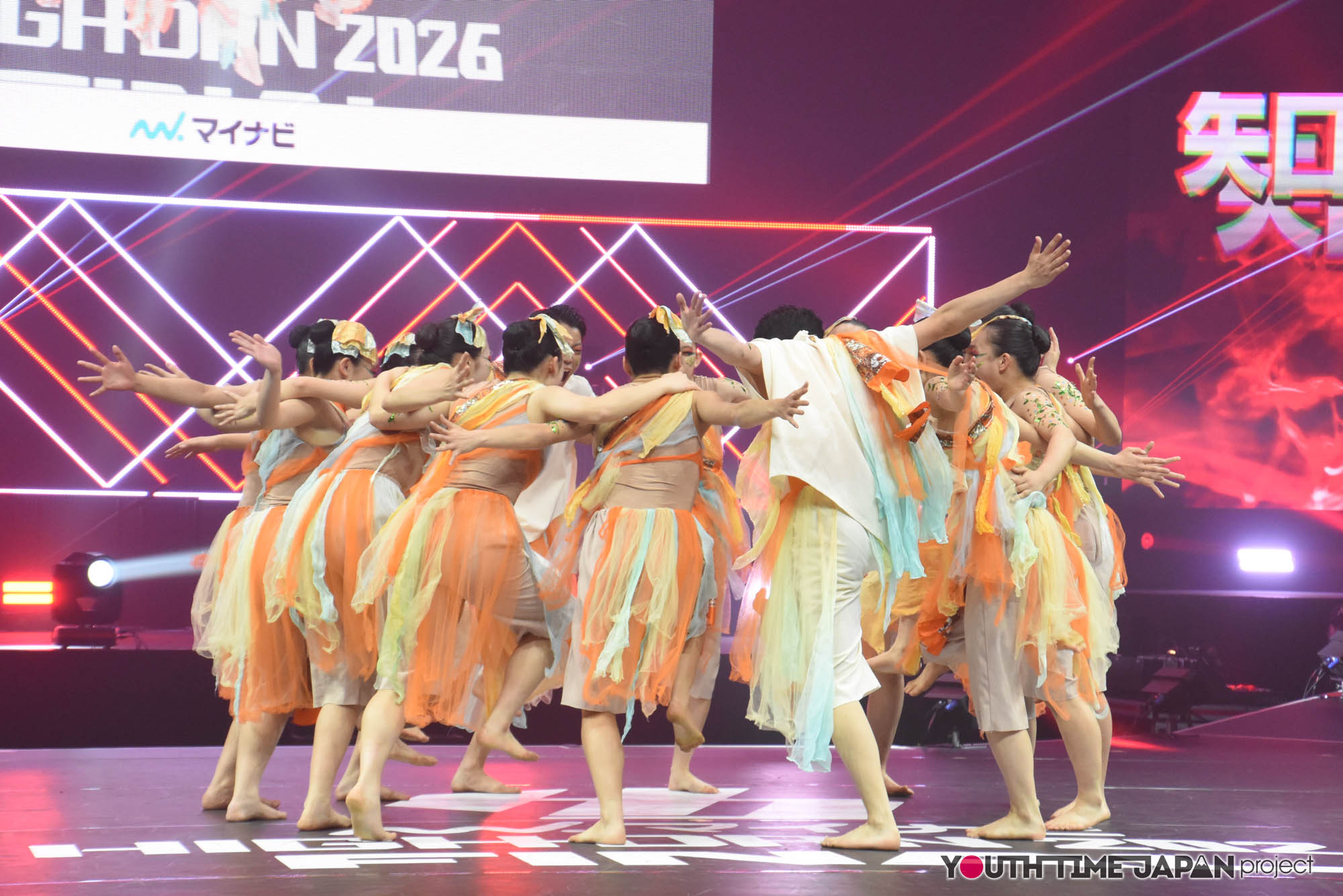 日本体育大学荏原高等学校「矢口渡」のハイダンファイナル2026でのパフォーマンス中の写真