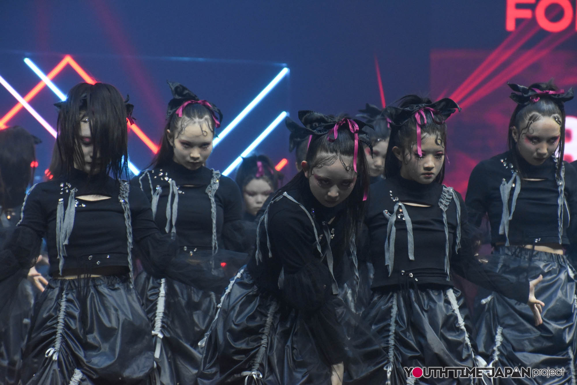 大阪産業大学附属高等学校「BUDAHLIA」のハイダンファイナル2026でのパフォーマンス中の写真