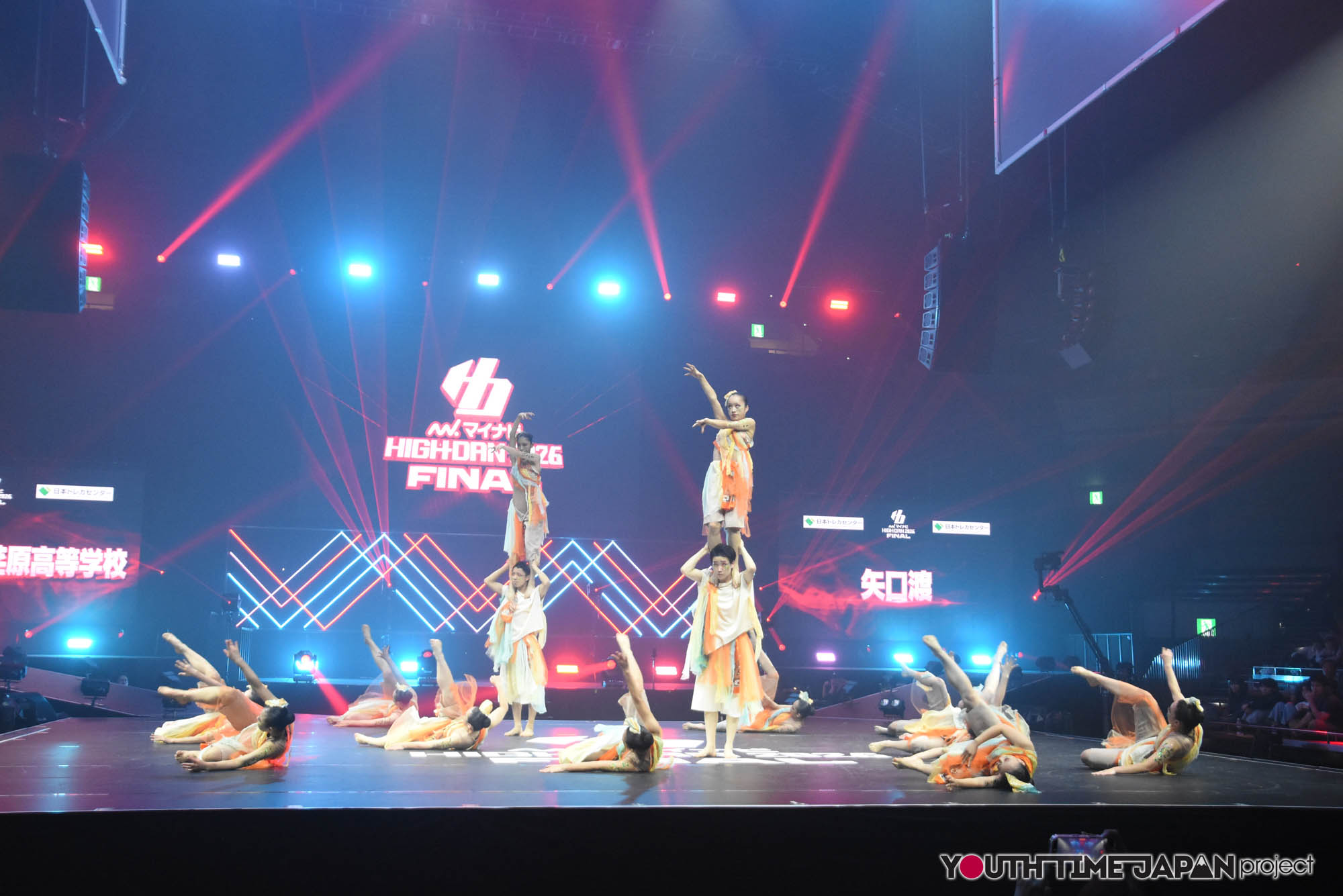 日本体育大学荏原高等学校「矢口渡」のハイダンファイナル2026でのパフォーマンス中の写真