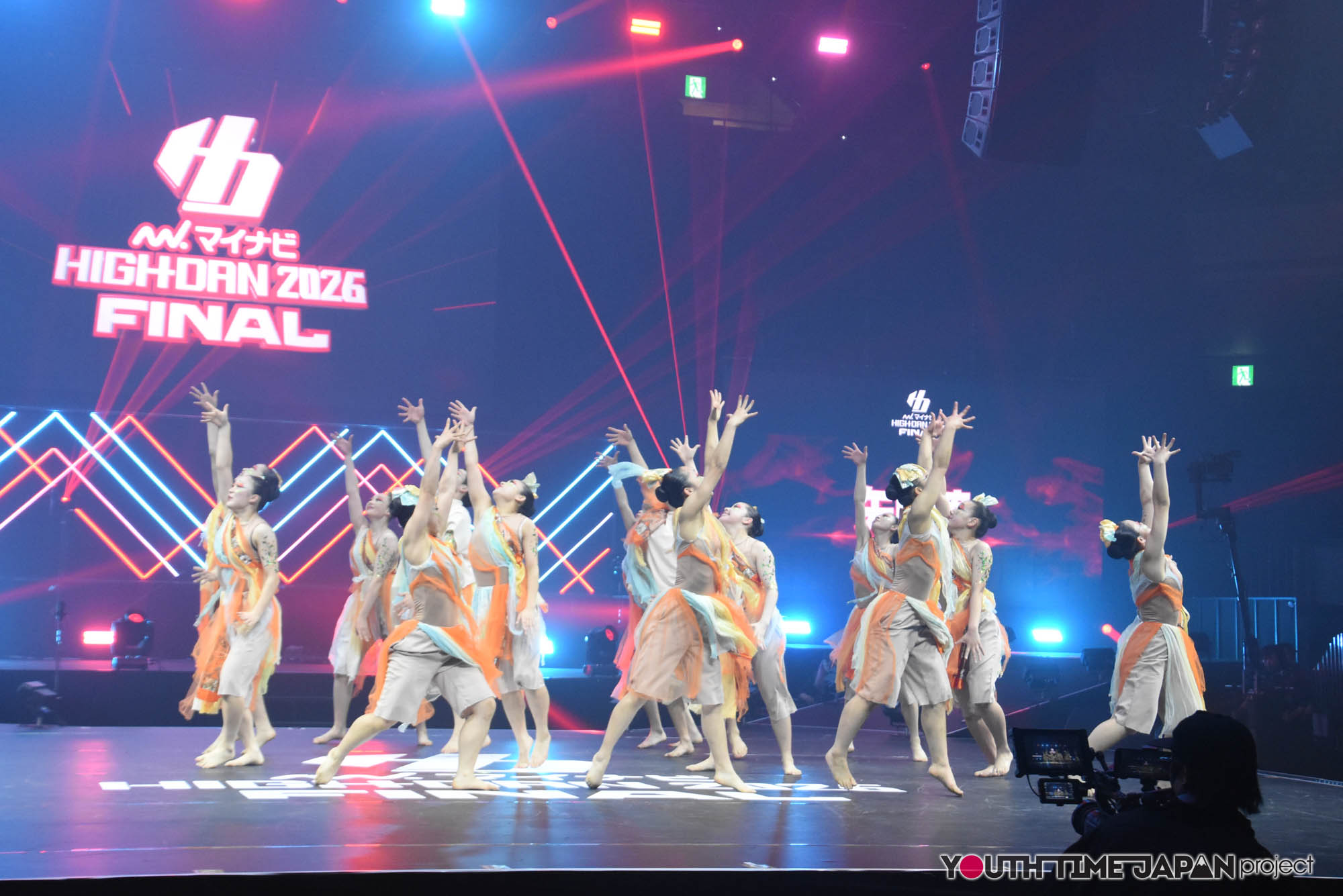 日本体育大学荏原高等学校「矢口渡」のハイダンファイナル2026でのパフォーマンス中の写真