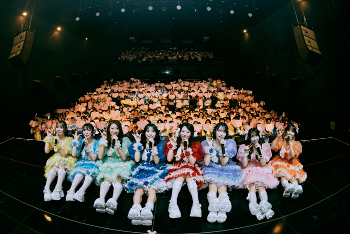 CUTIE STREET韓国単独公演の集合写真