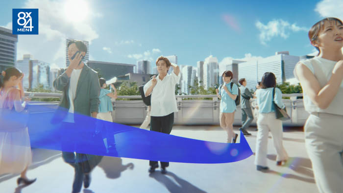 8x4MEN新TVCM「自分をだせる」篇 画像