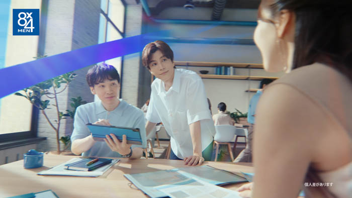 8x4MEN新TVCM「自分をだせる」篇 画像