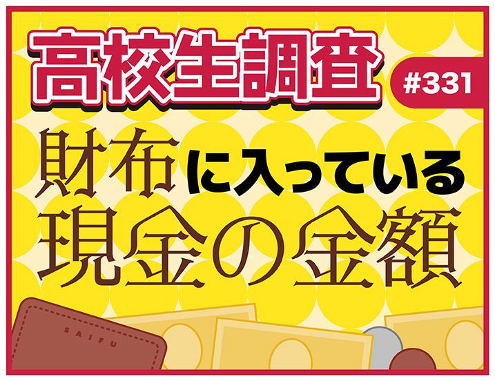 投稿についてもっと詳しく 高校生が財布に入れている現金の平均金額とは?【高校生調査 #331】