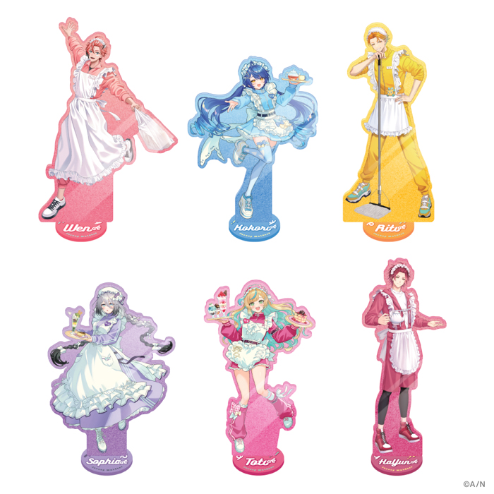 にじさんじから「Jersey Maidtes」ラメアクリルスタンド