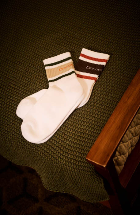 Line Accent Socks Pack(Beige×Green&Brown×Orange)商品画像