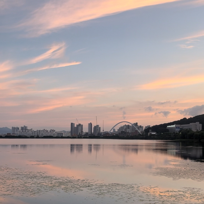 韓国の夜景