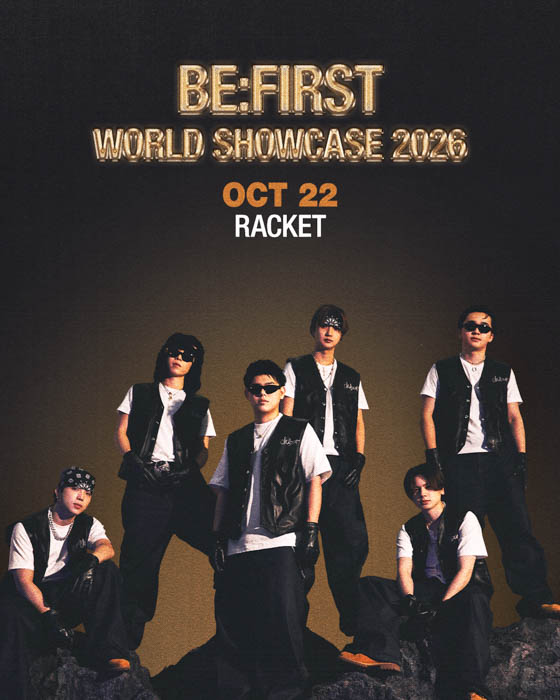 BE:FIRST『BE:FIRST WORLD SHOWCASE 2026』メインビジュアル
