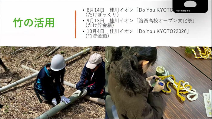 中間報告会での発表の様子